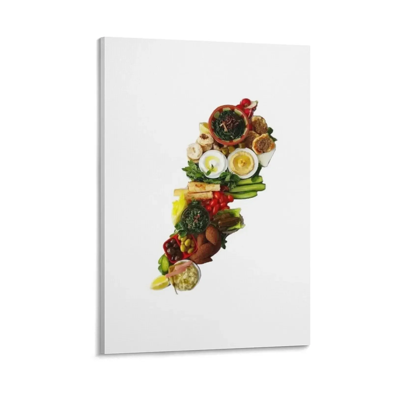 

Lebanese food map Canvas Painting modern home decoration decorations for the room posters anime art mural