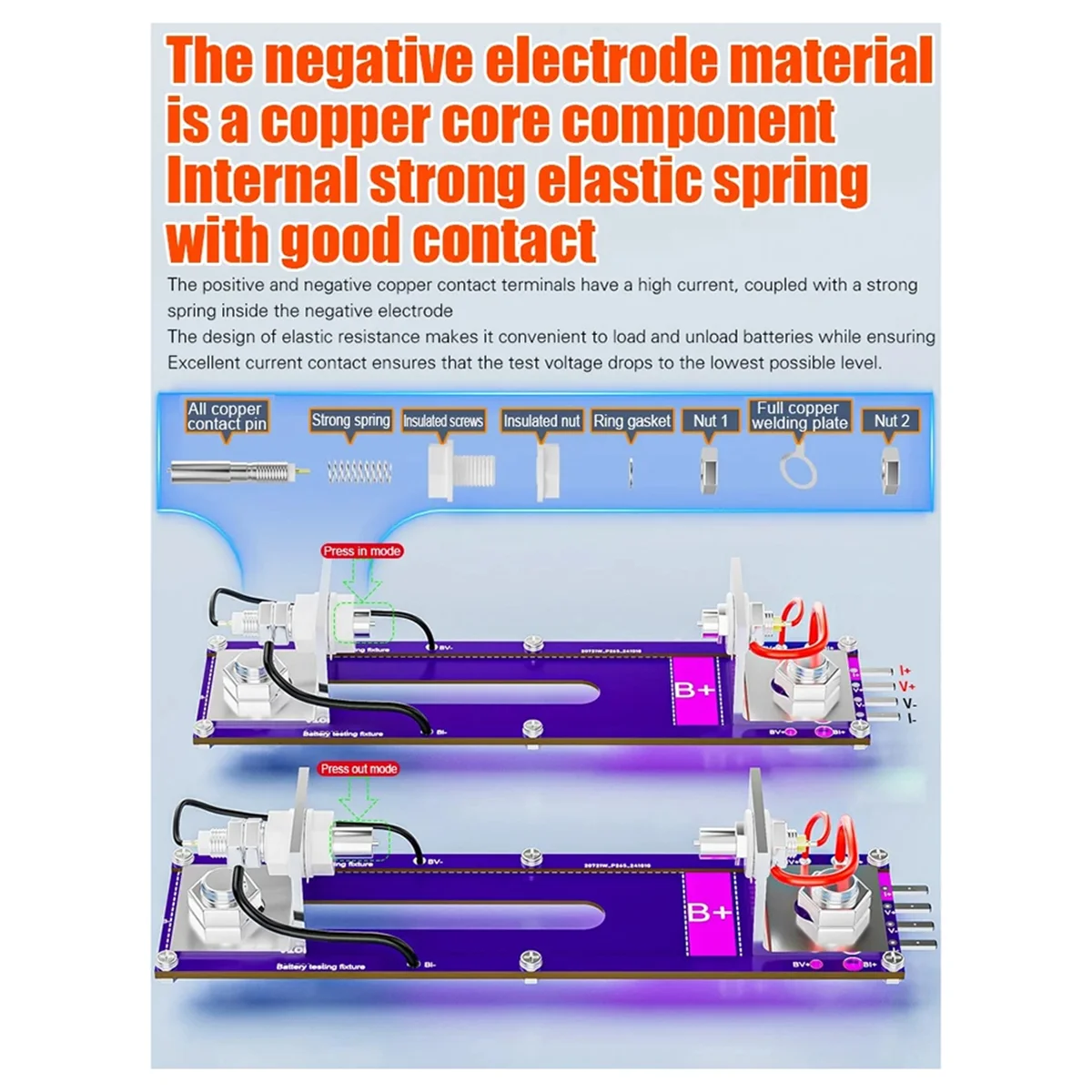 GET!New20A4-WrieBatteryTestsStand18650InternalResistanceCapacityTesterFixtureCurrentVoltageMeterDetectionBOX-AliExpress44