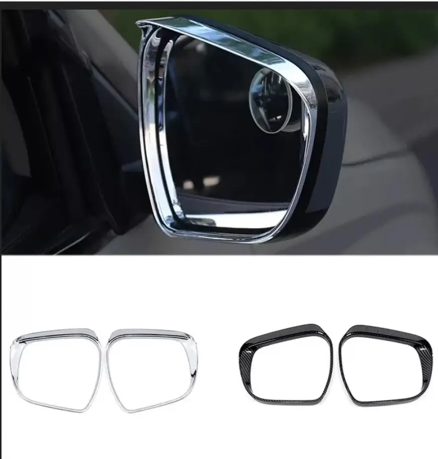 

ABS Chrome Car rearview mirror block rain eyebrow Cover trim car Styling For Nissan NAVARA NP300 2015 2016 2017 2018 Accessories