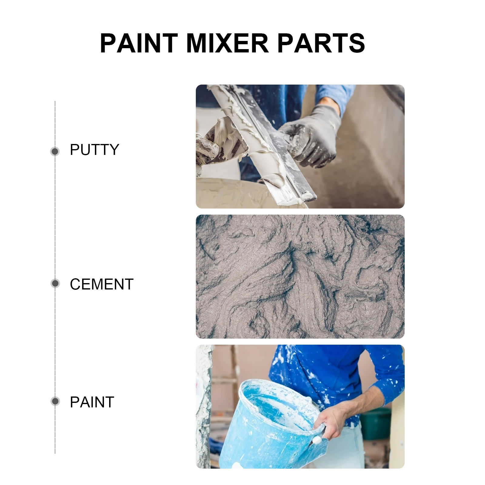 

S Shape Mixing Rod Steel Stirring Stick For Paint Cement Mixer Attachment Corrosion Resistant High Hardness Long