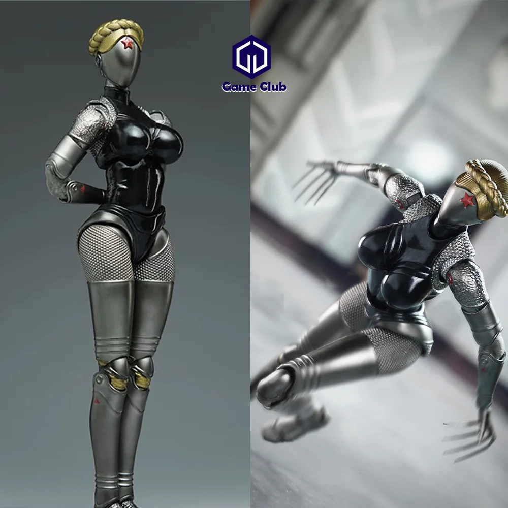 In Stock 1/12 Scale Wikeetoys Atomic Heart Twin Dancer Female Game Character Robot Dixie Full Set 6in Action Figures Model