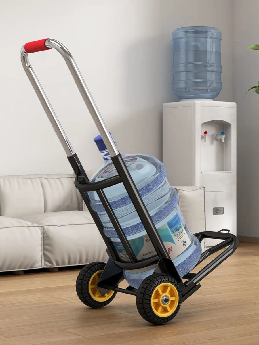 portable-water-barrel-trolley-home-use-hand-push-cart-lightweight-shopping-convenient-hand-push-cart-luggage-pull-rod-tool