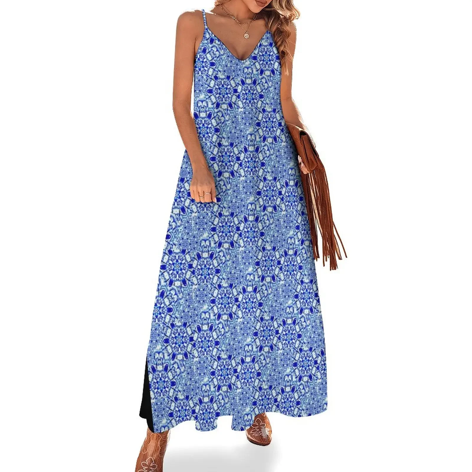 

Tweezer Sleeveless Dress Casual dresses Woman fashion Elegant gown Dress