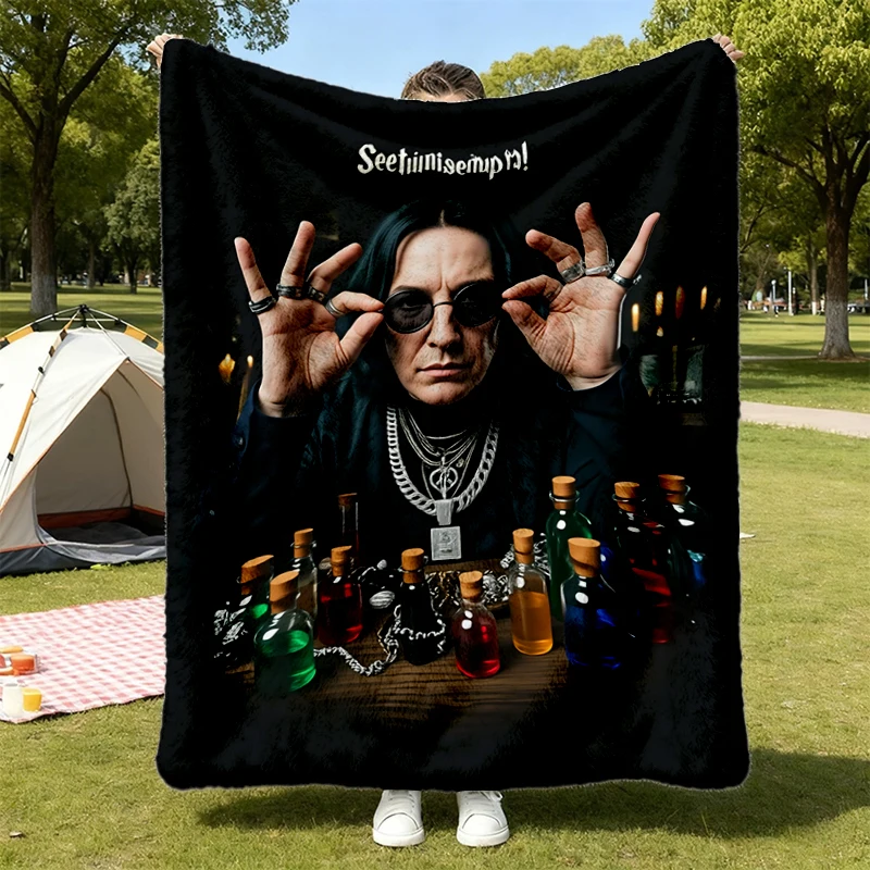 Dark Wizard Potions Master Flannel Blanket, Gangsta Half Blood