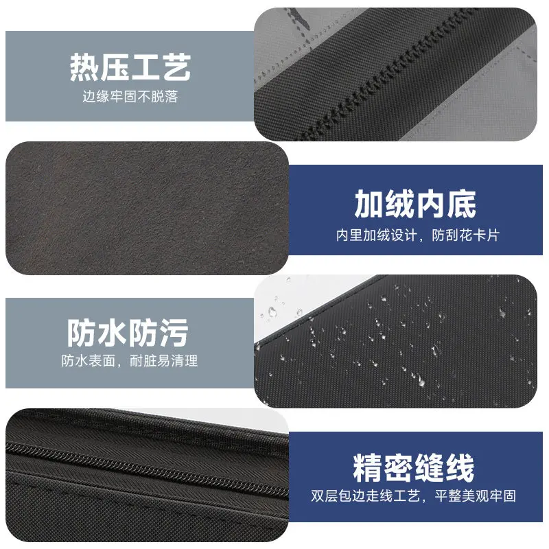 Large Capacity 4/9/12 Pocket 35PT Toploader Binder PU Leather  Trading Card Album for Pokemon PTCG Sports Cards Top Loaders