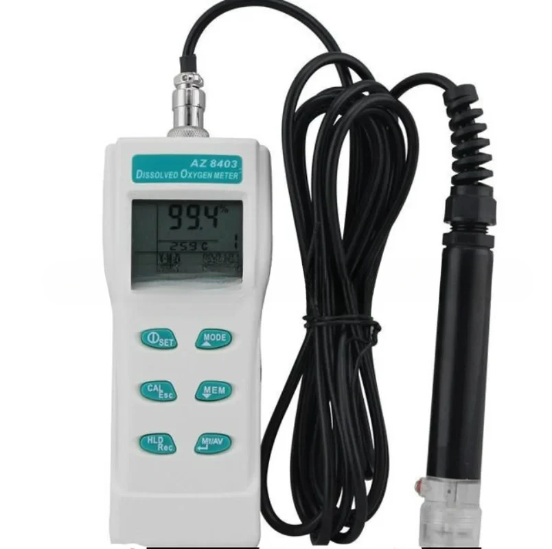 For New AZ-8403 Dissolved Oxygen Meter Freshwater Aquaculture Water Quality Tester AZ8403