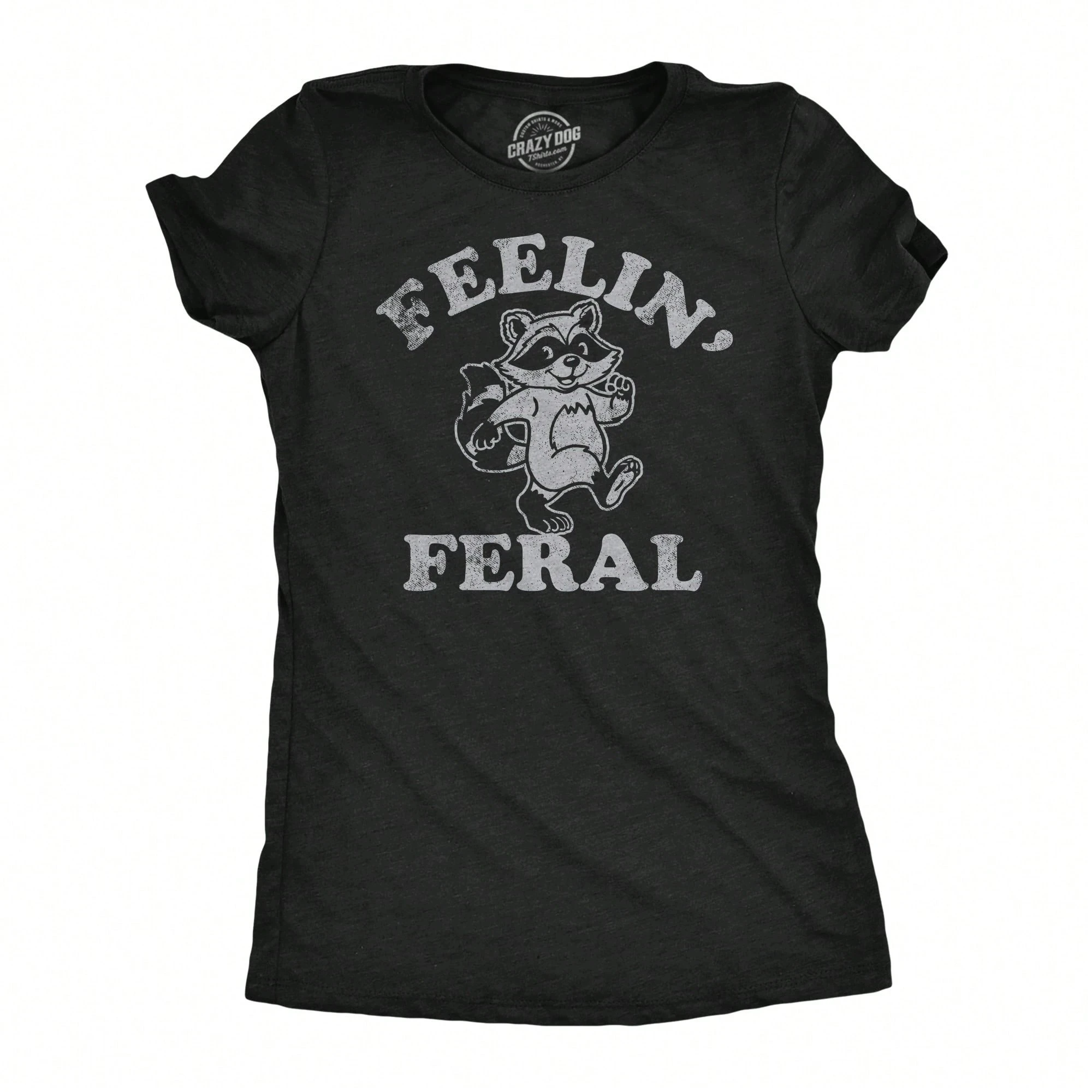 Women'S Fashion Graphic Tees - Grappige dames T-shirts met wasbeerprint, sarcastische