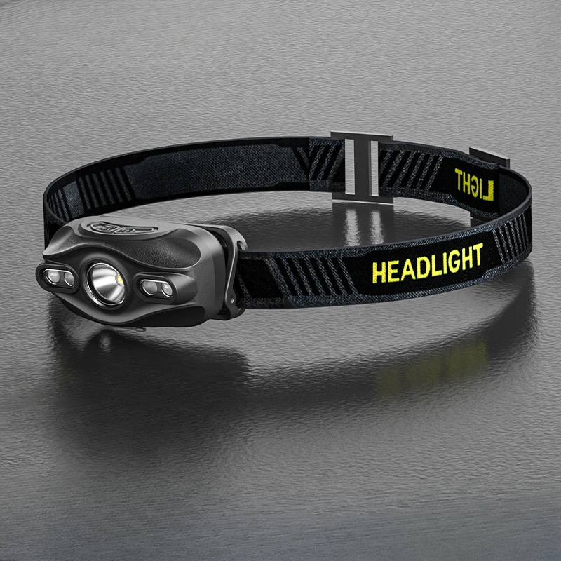 Smart Body Motion Sensor Headlight USB Rechargeable Headlamp Camping Flashlight Head Lights Lamp Waterproof For Outdoor