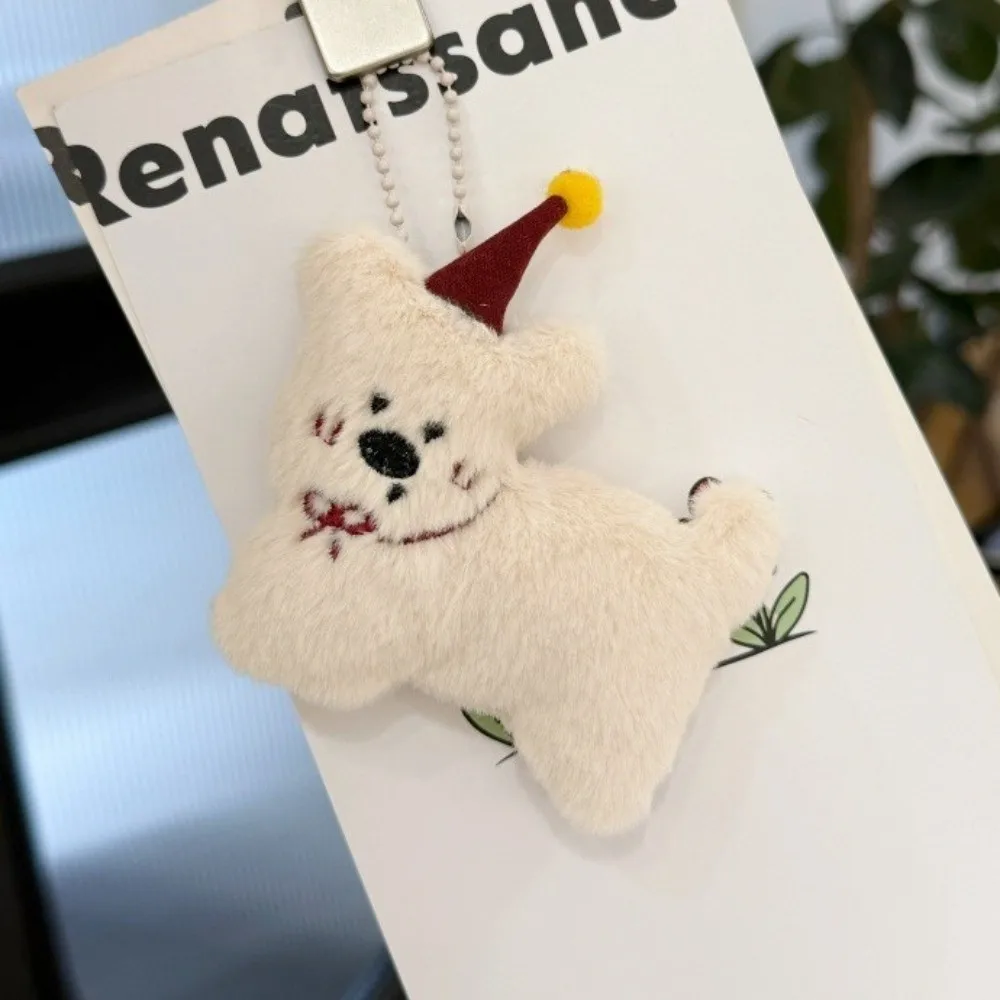 Nieuwe schattige teckel sleutelhanger wit kaki mini sleutelhanger cartoon anime hond puppy tas charme tas decoratie