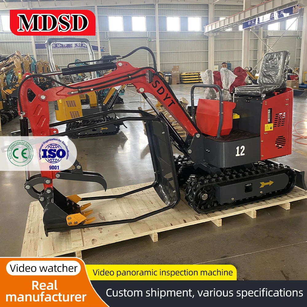 0.8-2톤 미니 굴삭기 고효율, 조작 간편, 최강의 소형 유압 굴삭기 특별 가격 맞춤 제작