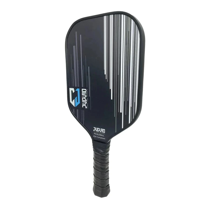 Juciao Pickleball Paddle Carbon Fiber & Fiberglass Hybrid Face Spin Pickleball Racket With Cushion Comfort Grip