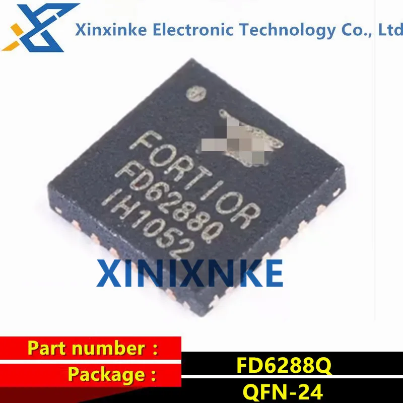 5PCS FD6288Q QFN-24 Gate Driver Chip 250V Three-phase Gate Driver IC Brand New Original