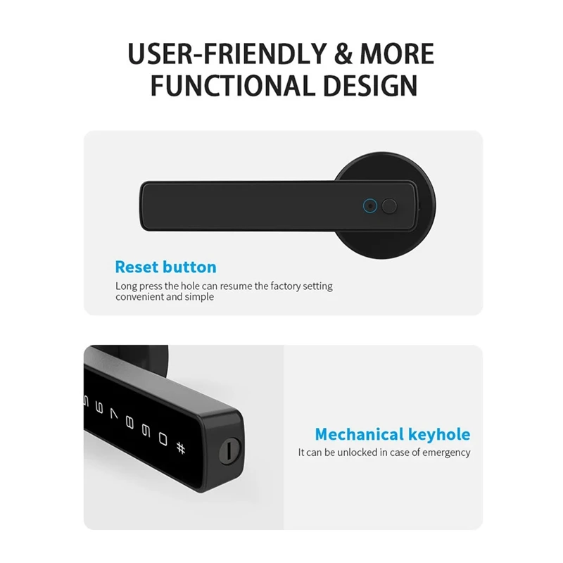 あなたのもの-インテリジェントなドアラッチ,指紋,パスワード,RFIDカード,ICカード,シングルラッチ,デッドボルト,屋内,家庭,使いやすい