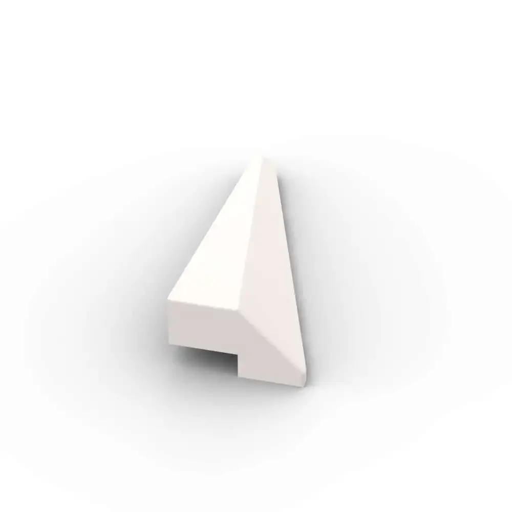 MOC 10PCS WEDGE 2x5 3504 3505 Building Block ชุดซ้ายและขวารูปพื้นผิวเรียบอิฐอนุภาคของเล่นเด็กวันเกิดของ...