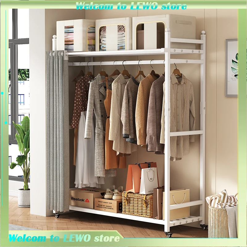 

Aesthetic Storage Rack Wardrobe Layered Wall Shelves Shoe Display Cabinet Sliding Partitions Wardrobe Bedroom Bedroom Furniture