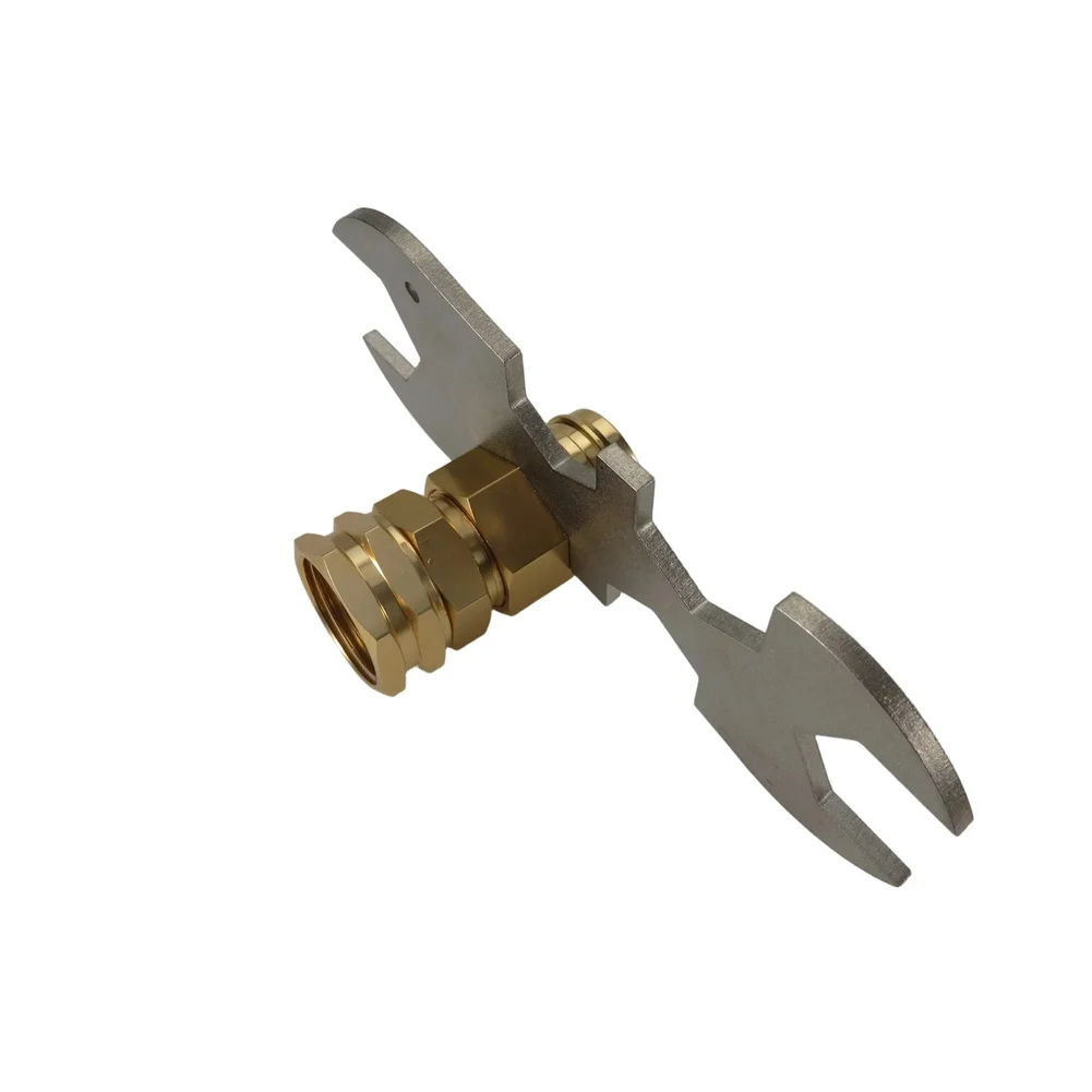 Compact Hex Wrench for Garden Hose Adapters Washer Outlets and Gas Cylinder Connections 201 Stainless Steel Durability