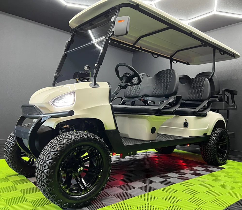 Wholesale Product 6 Seaters 4 wheel Electric Club Car Smart Design Golf Cart 6 Seat Electric Golf Buggy