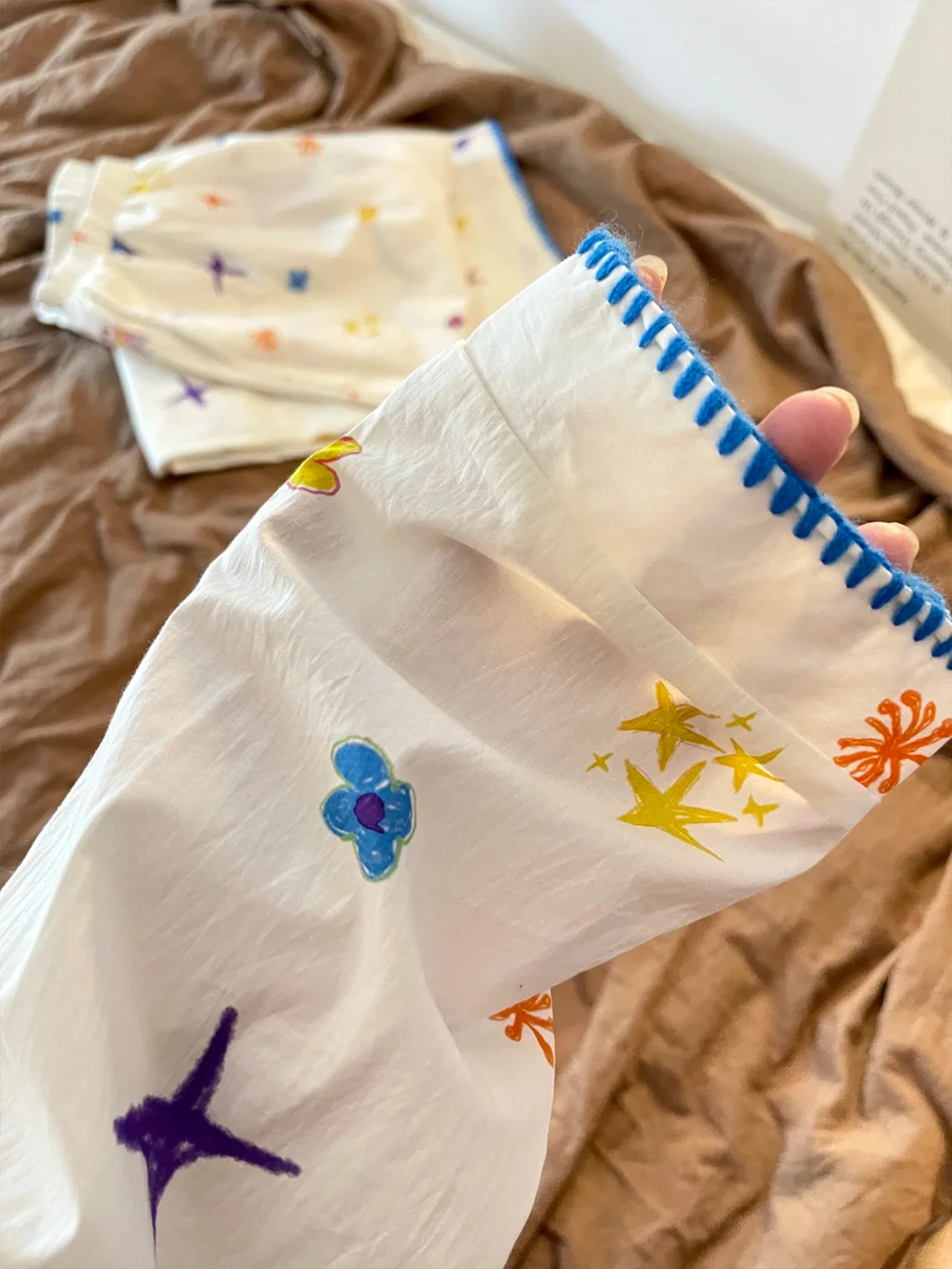 

Комплект домашней одежды fiti Color Blo для женщин: длинный рукав, хлопок и шелк, для весны, осени и лета, премиум-класс