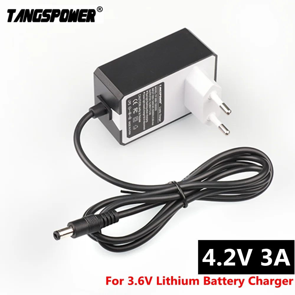 4.2V 3A 5.5*2.1mm AC DC Power Supply Adapter Charger For 1series 4.2V 3.7V 3.6V 18650 Li-ion Li-po Battery High quality