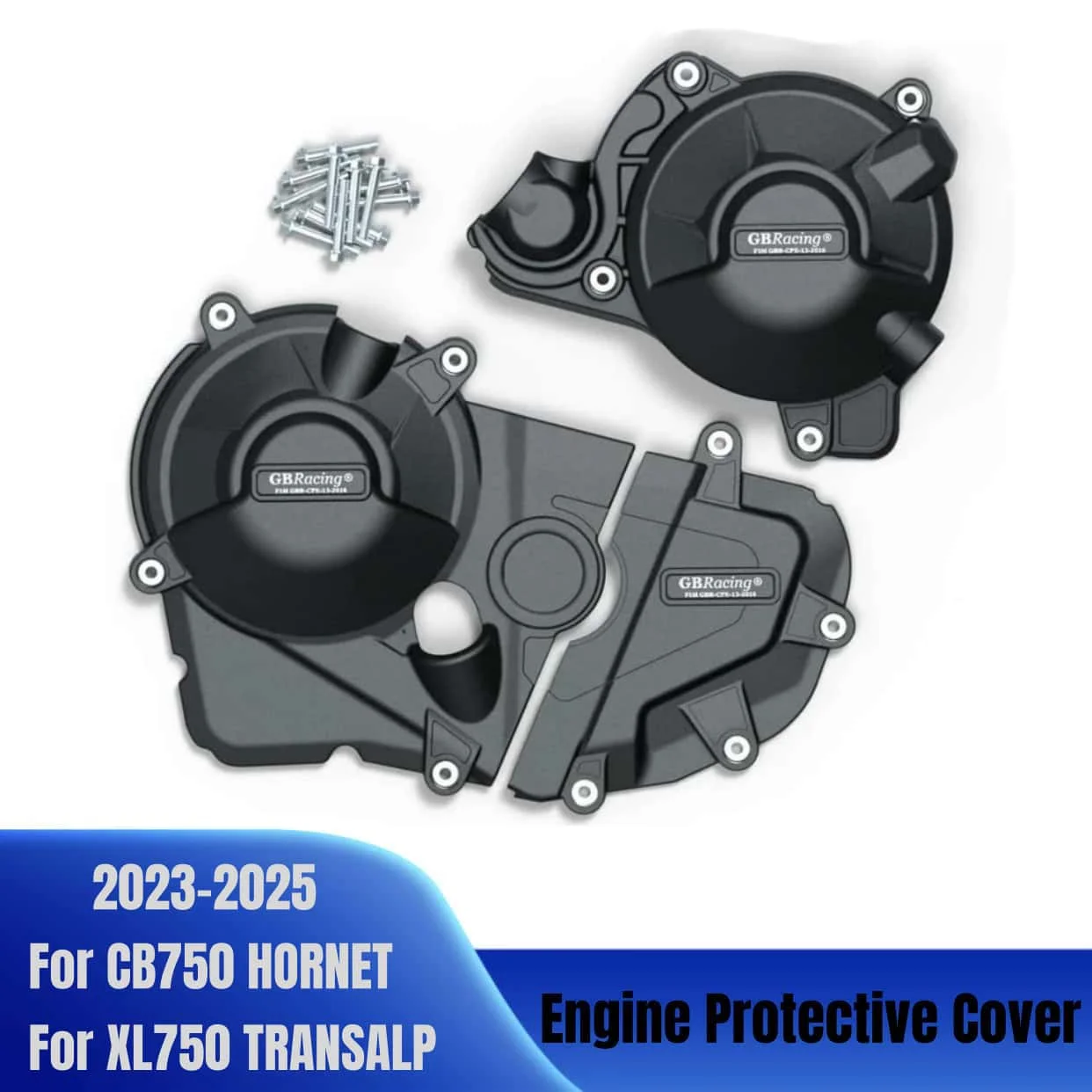 

For Honda CB750 HORNET / XL750 TRANSALP 2023 2024 2025 Engine guard cover For GBRacing Motorcycle Engine Protection Cover