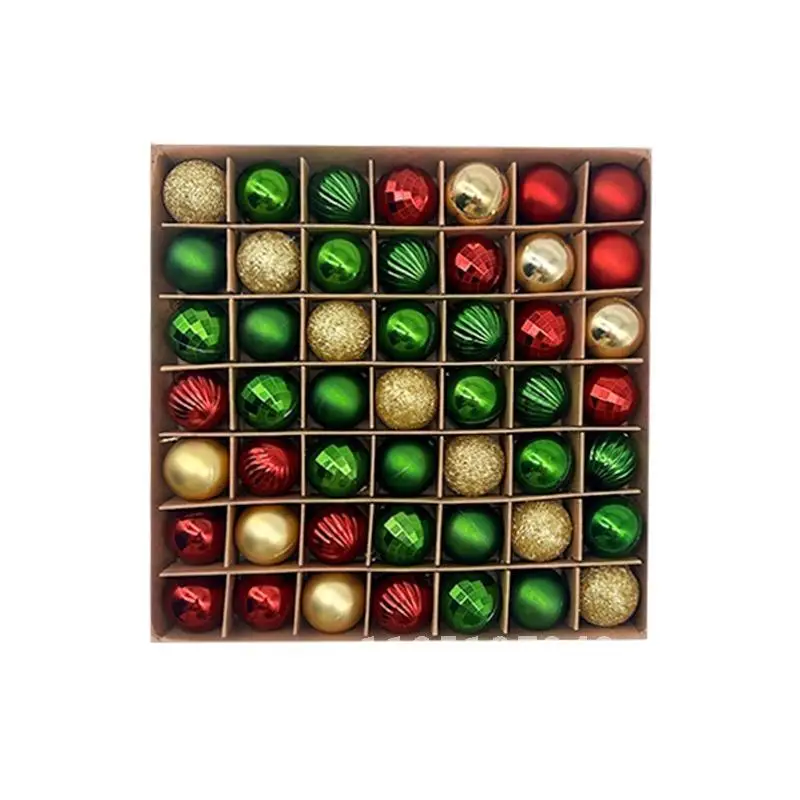 

Christmas 3cm Decorative Ball Christmas Tree Hanging Ornaments DIY Plastic Pendant Small Jewelry Accessories Hanging Ornaments