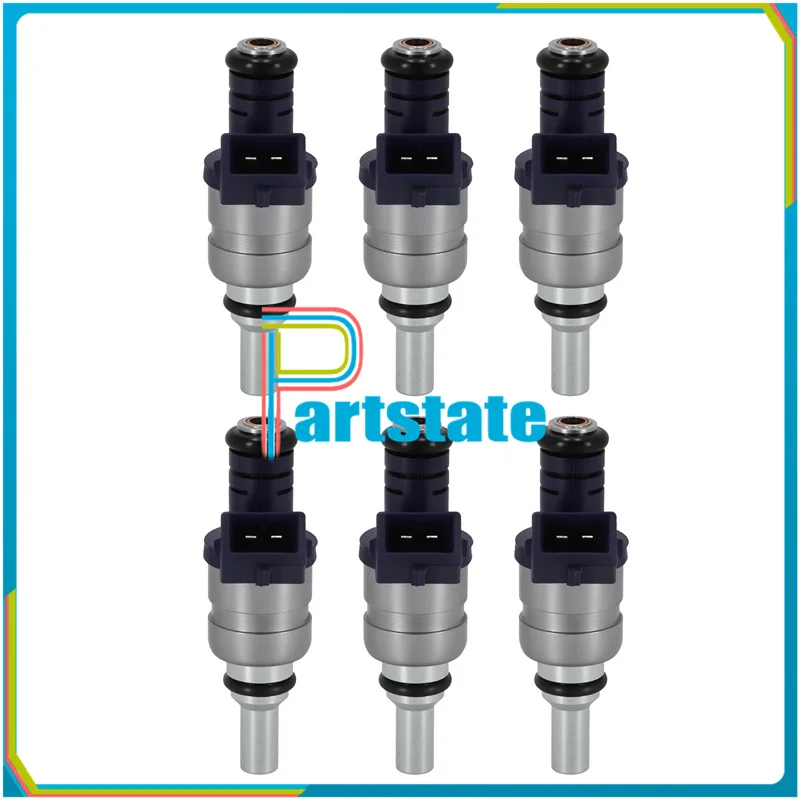 6Pcs Connector Fuel Injectors For 2001-2006 BMW 330Ci 3.0L 1439800
