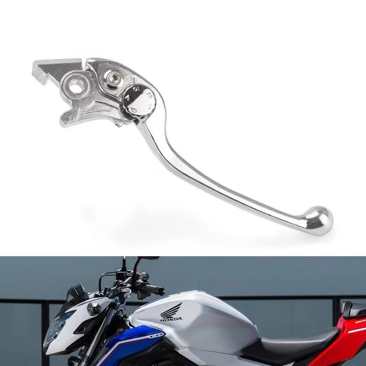Fits Honda CB CBR 125 150 250 300 400 500 F X R MSX125/GROM Motorcycle Front Brake Lever Adjustable Brake Handle Bar Pull Rod