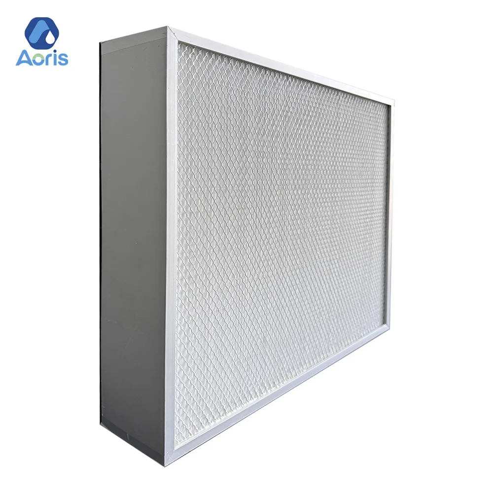 

Горячая продажа с фабрики Прямые продажи с фабрики неразделенной алюминиевой рамы/оцинкованной высокоэффективной фильтрующей коробки для очистки воздуха F