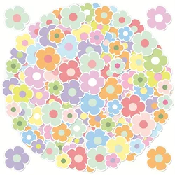 630 Pcs Mini Flower Stickers for Scrapbooking Mini Flower Shapes Stickers 10 Sheets Aesthetic Flower Stickers