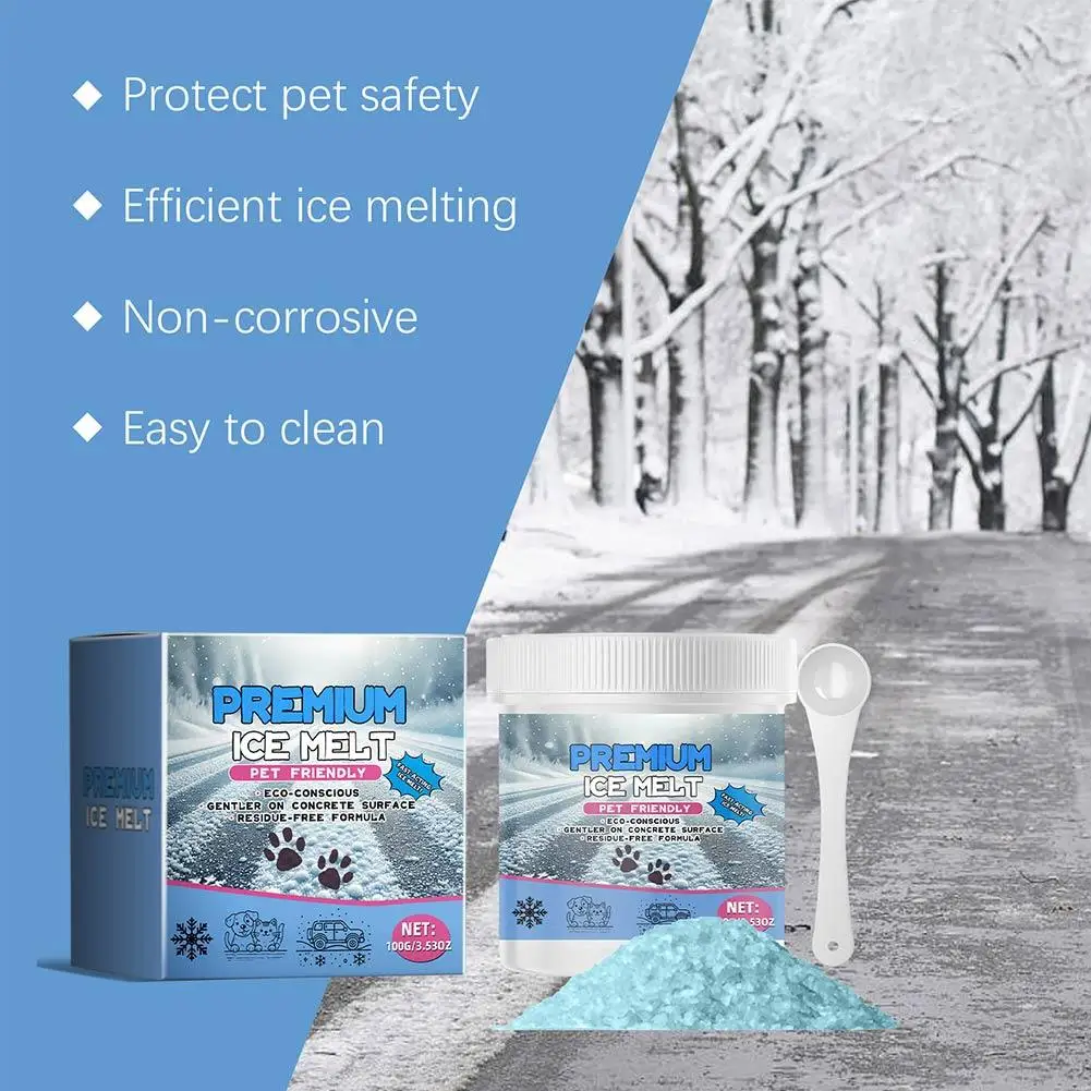 Pet Agent Cats Dogs, Gentle Ice Snow Melting Pets, Anti Slip Paw Pads, And Winter Protection For Beloved Pets I8V7