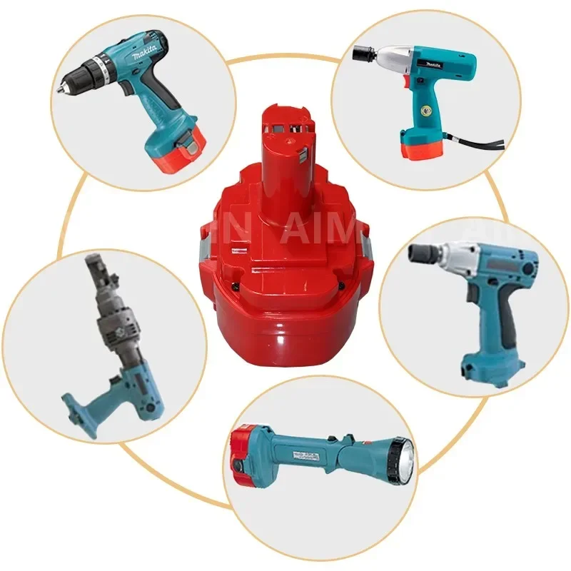 2026 لماكيتا 18 فولت 4.8/6.8/9.8/12.8AH بطارية تدريبات كهربائية لاسلكية 1822 1823 1833 1834 1835 1835F 192827-3 192829-9