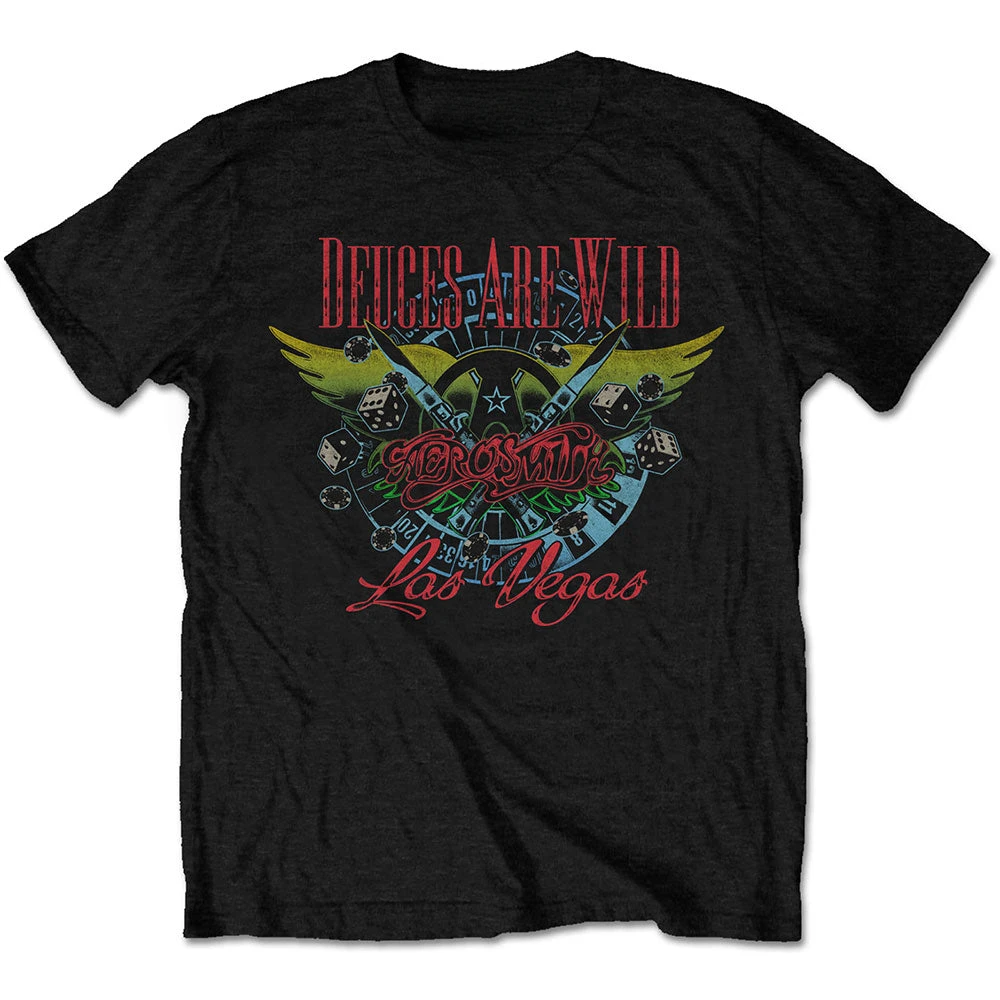 Vintage Logo Aerosmith Band T-Shirt Baumwolle Grafik-T-Shirt Herren Damen Sommer Streetwear – Detail 3