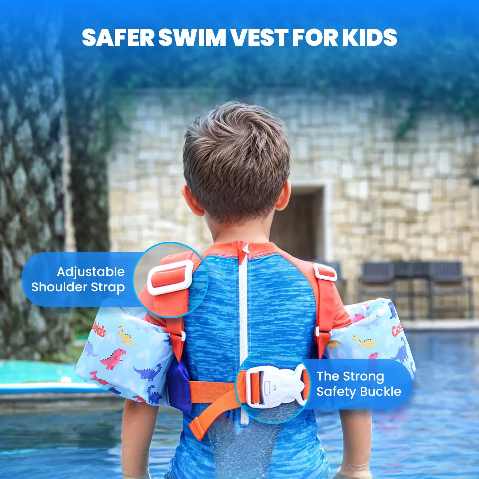 Baby Swimming Floating Arm Sleeve Safety Swimming Training Pool Float Arm Vest Infant Vest Swimming Equipment Armbands Life Vest