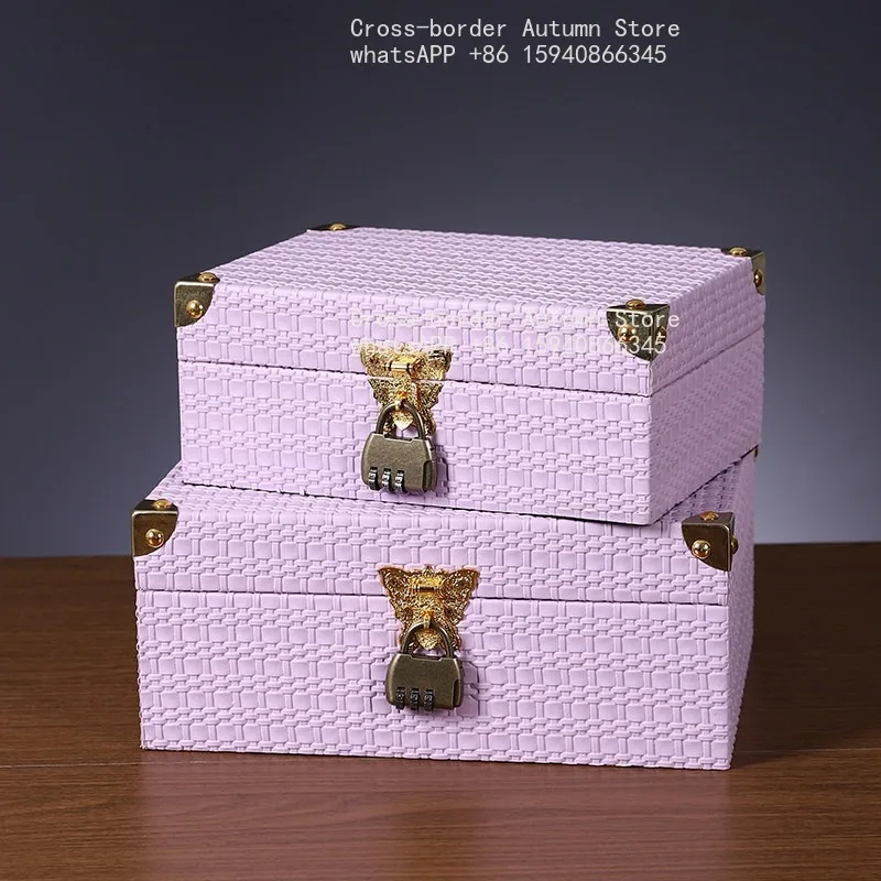 Home storage box: Jewelry with large capacity, high-end, exquisite hand accessory box