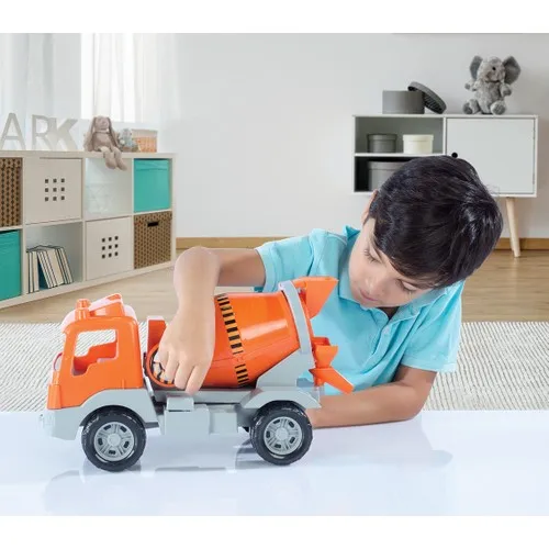 Concrete Mixer Truck with Full Box 42 cm Stylish Useful Tutorial Educational Multifunctional 2022 Trend Model