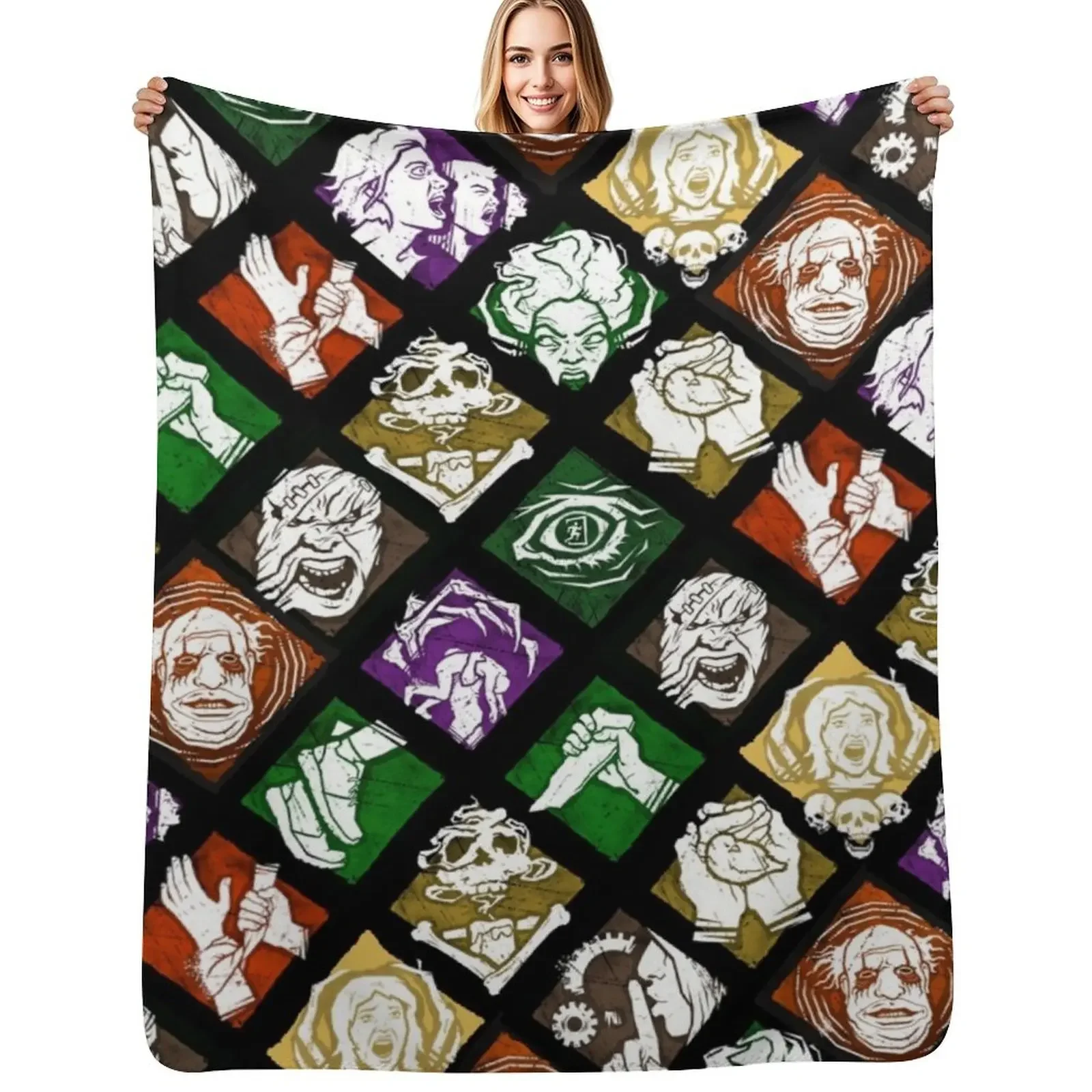 

DBD Perks Throw Blanket Heavy Nap Picnic Decorative Sofa Blanket