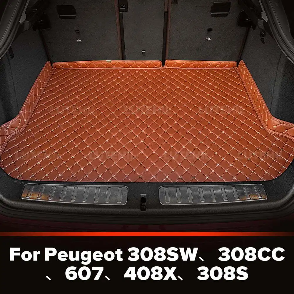 

For Peugeot 308SW、308CC、607、408X、308S Custom Car Trunk Mat Anti-dirty Pad Protective Pad Cargo Liner Auto Interior Accessories