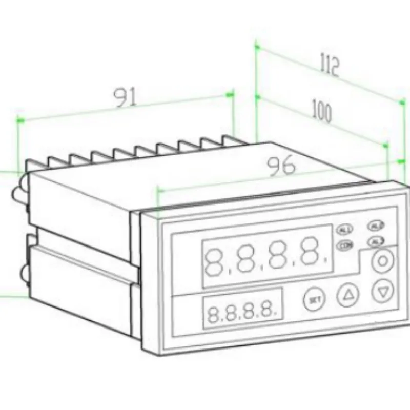 ZN5H Digital Display Controller Gauge Gravity Pressure Force Weighing Sensor Instrument