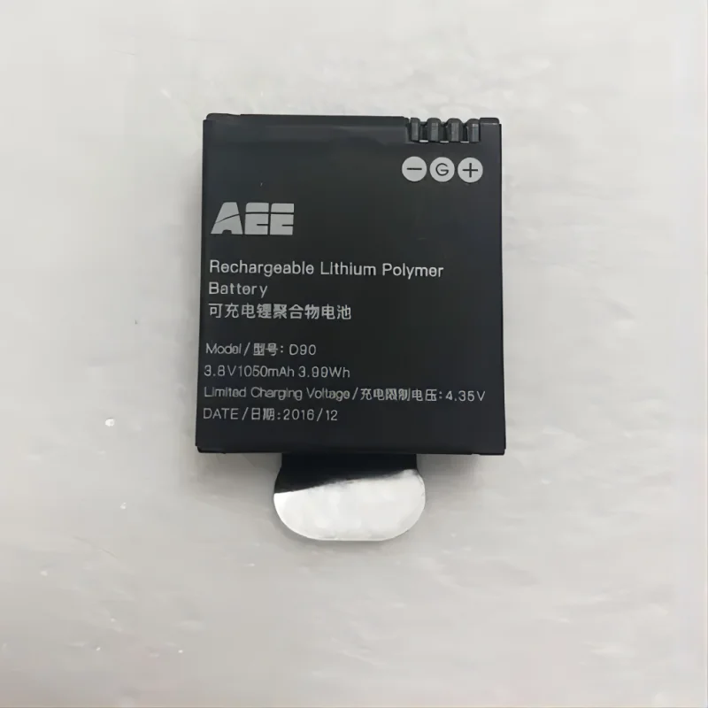 

Новый аккумулятор 3,8 V 1050mah AEE D90 S90 S91B lyfe серия батарея для экшн-камеры