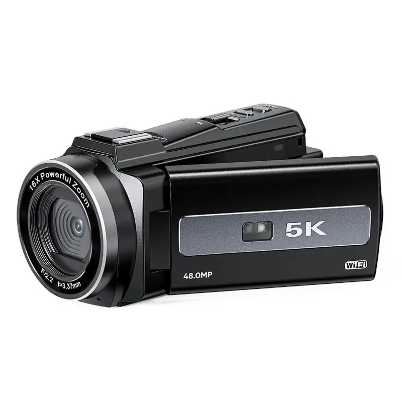 5K Fabriek Direct Handheld Hdv 3.0 Inch Ips Scherm 5K Resolutie Video Echt 270 Graden Roterend Scherm Camcorder Videocamera