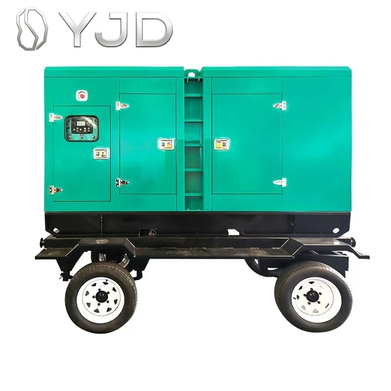 With Engine 80KW Silent Trailer Type diesel Genset(220V 3 Phase 60hz)