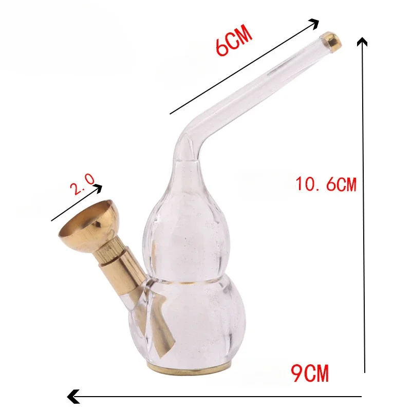 Dual Cigarette Tobacco Smoking Water Filter Pipe Mini Shisha Hookah