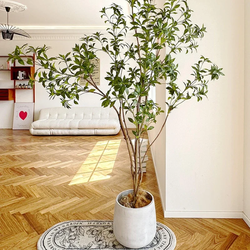 Simulated plant horse drunk wood light luxury fake green plant landscaping bionic decorative ornament indoor potted false tree