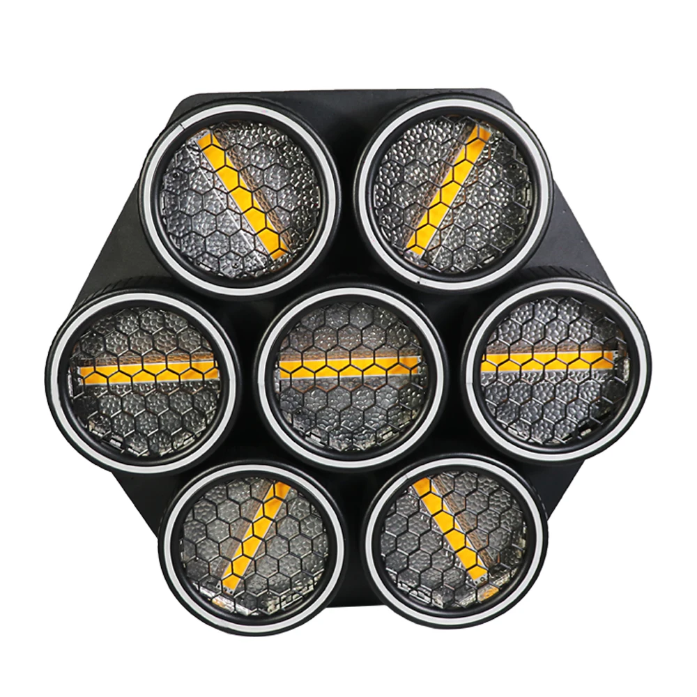 7 Eyes Retro LED Stage Light 350W DMX512 Strobe Wash Effect DJ Disco Party Light for Concert Festival Music Show