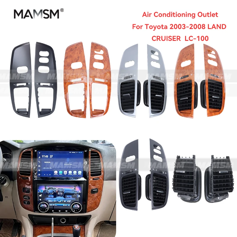 

MAMSM Air VENT For Toyota LAND CRUISER LC-100 Air Conditioning Outlet 2003 2004 2005 2006 2007 2008 Dust Outlet Cover Assembly