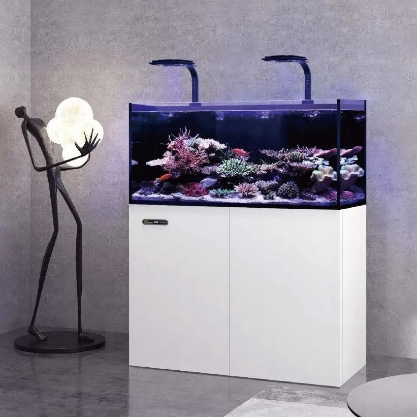 60/90/120/150L Home Office Fish Tank Deluxe Aquarium With Base Cabinet