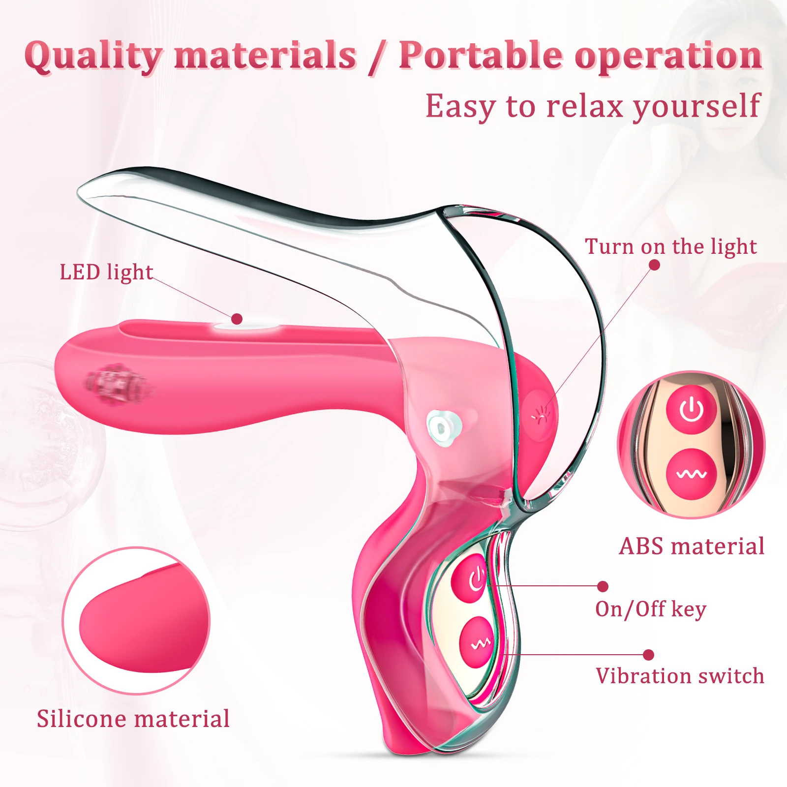 Couples Sex Toys 2 in 1 Speculum Vibrators Dilators Women Vaginal Expander Light 10 Vibration Frequencies Sexual Pleasure Tools