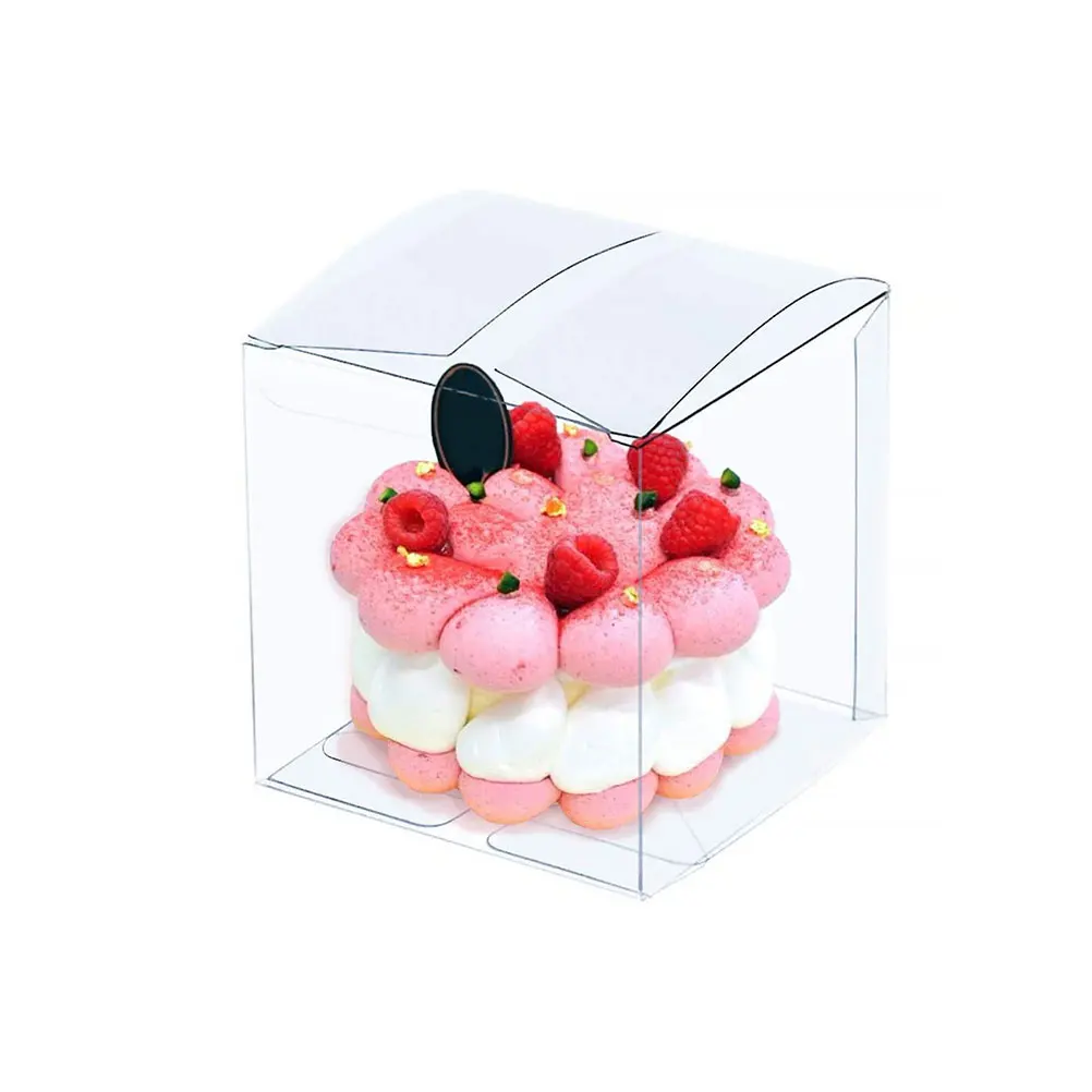 

20 Pieces 6x6x6cm Transparent Gift Boxes for Birthday Party Favors Plastic Jewelry C y Containers Storage Cases