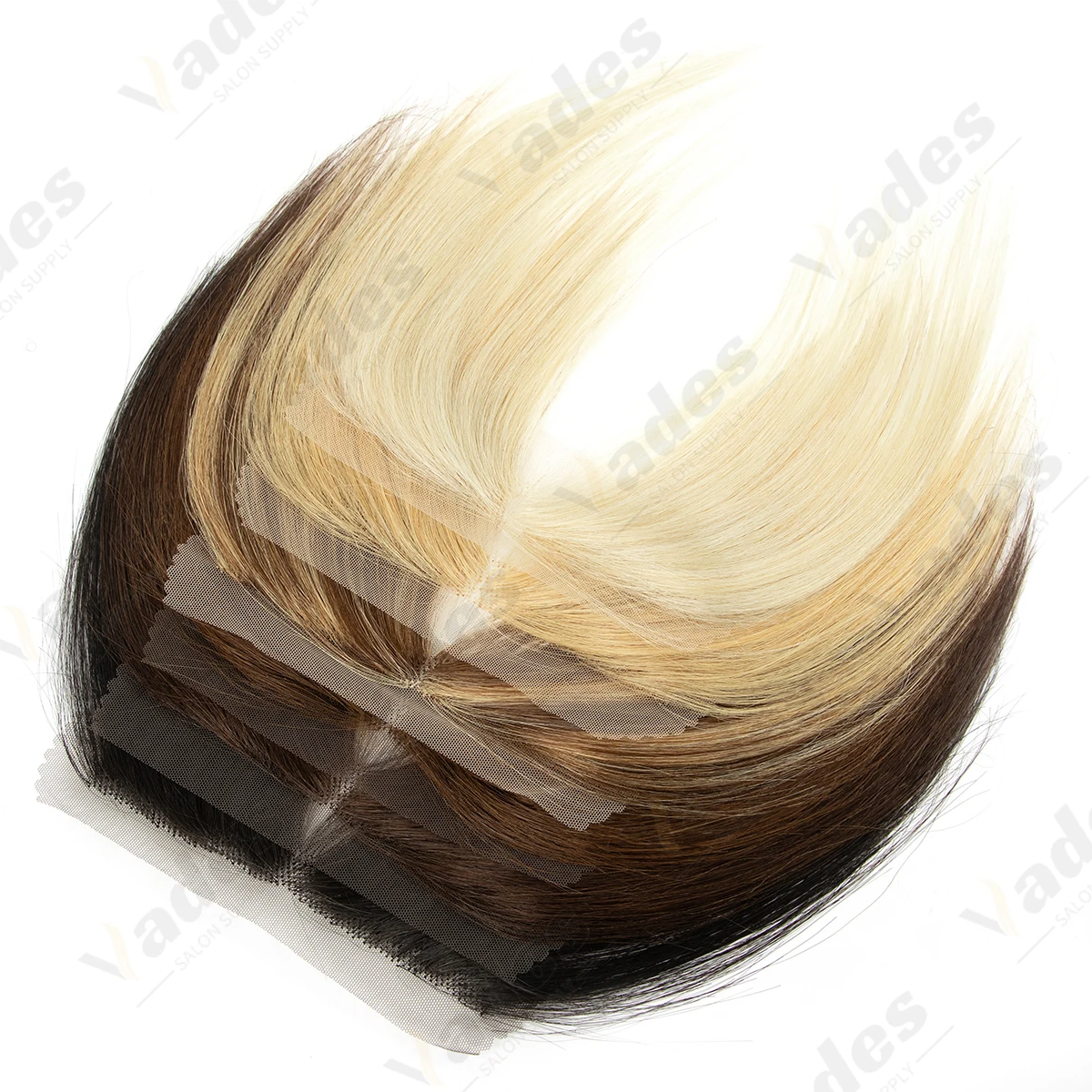 1Piece 100% Human Bangs Real Hairpiece Invisible Breathable Smooth Bangs for Women Daily Use Cover the High Hairline Sided image 2