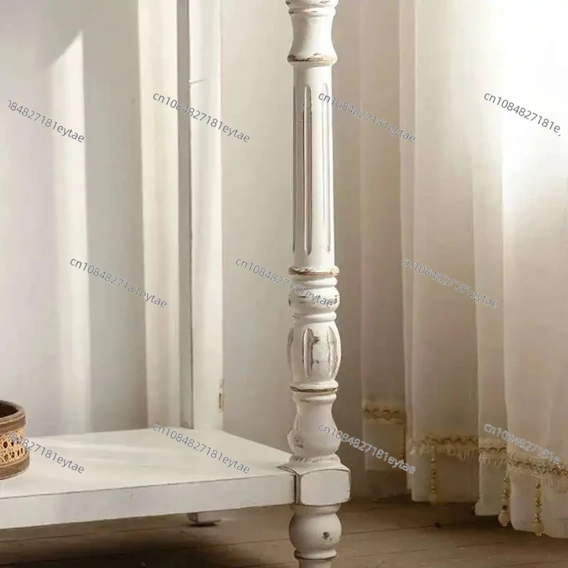 French Solid Wood Console Table Home Furniture Console Table Retro Old Corridor Art Decoration Facing The Entrance Hallway Table